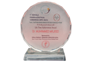 Dr. Muhammed Majeed, Chairman and Founder, Sami-Sabinsa Group has been facilitated with Life Time Achievement Award